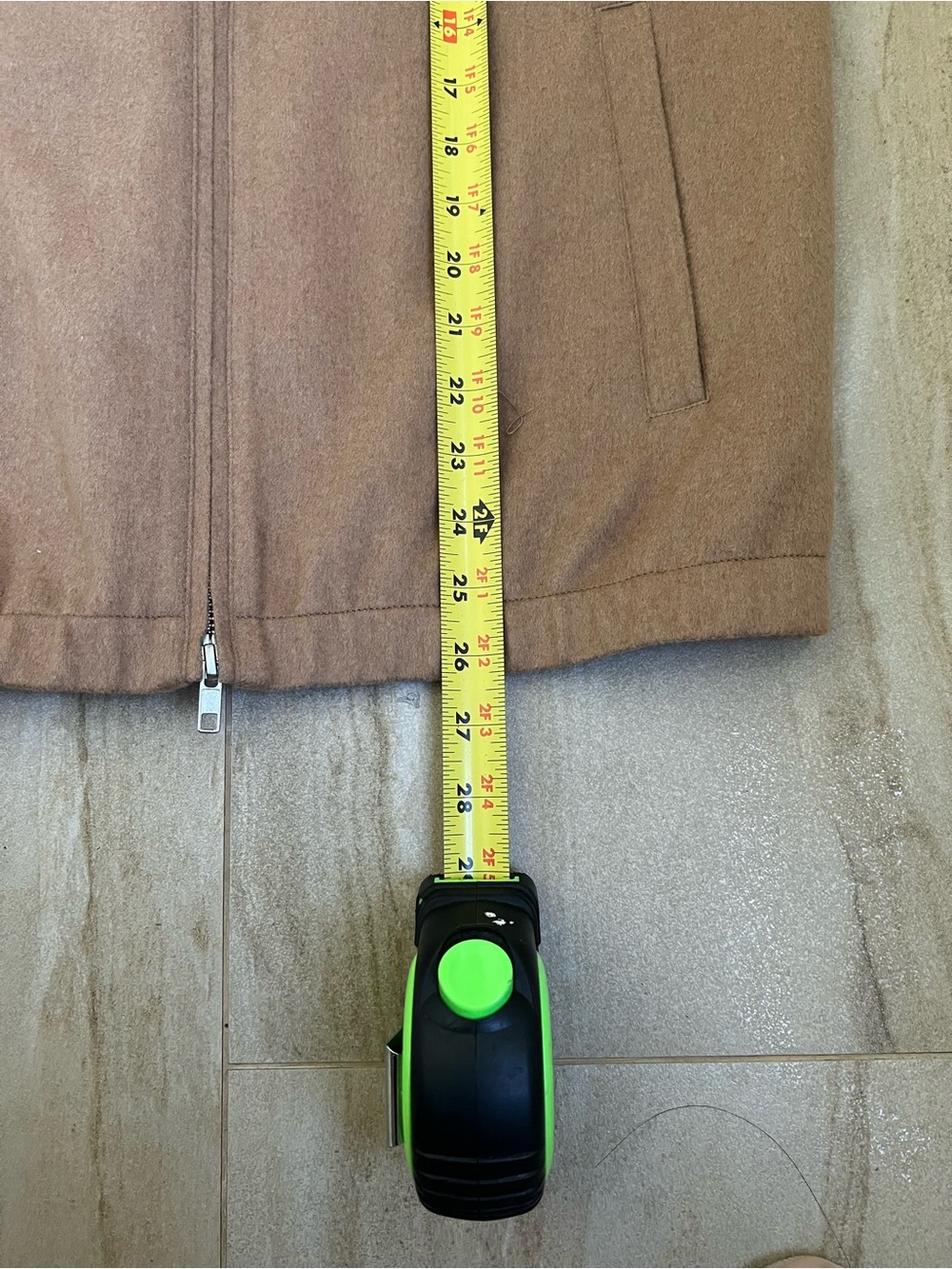 Suitsupply 100% Camel Wool Zip Front Vest - Picture 3 of 11